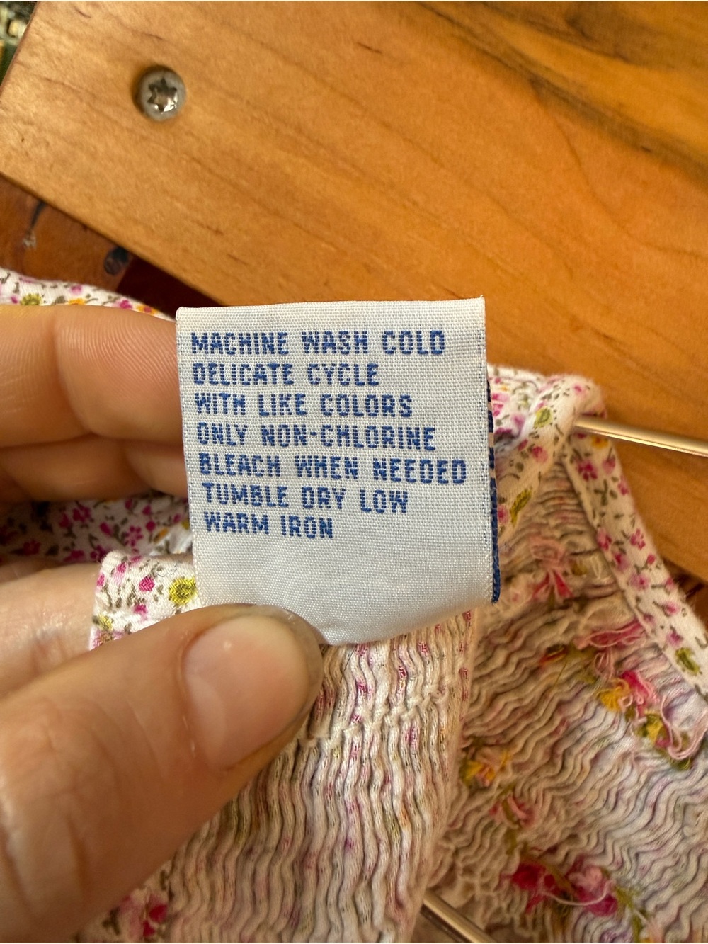 RARE Vtg 80s Carriage Boutiques 100% Cotton Hand Smocked Bishop Dress 4T - Picture 12 of 12